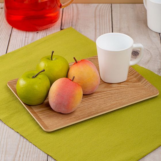 Поднос плоский NON-SLIP светлый 27х20см