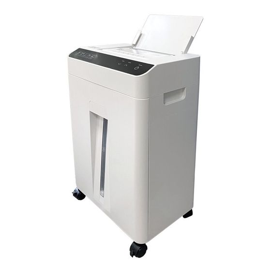Шредер Office Kit SA60M (1,9х15) белый с автоподачей (секр.P-5) фрагменты 60лист. 20лтр. скобы