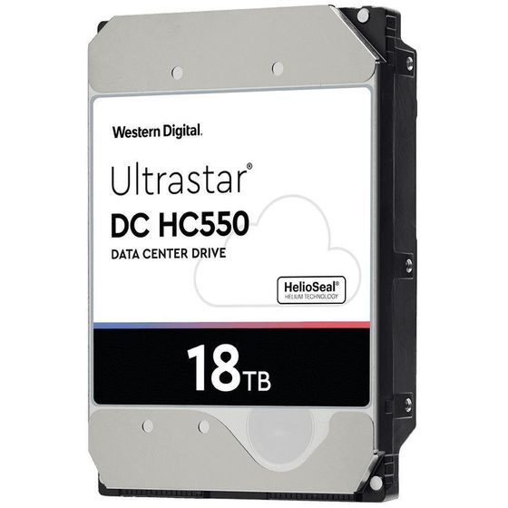 Жесткий диск 18Tb WD SATA-III 0F38459 WUH721818ALE6L4 Server Ultrastar DC HC550 (7200rpm) 512Mb 3.5&quot;