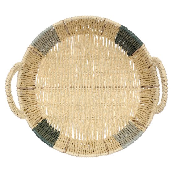 Корзина плетеная круглая Bodhran Sage из коллекции Ethnic, размер M