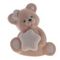 Фигурка декоративная &quot;Медвежонок&quot; (блок 3 шт), Д5 Ш4 В6,5 см, 3в.