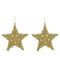 Набор из 2шт Украшение новогоднее &quot;Звезда&quot;, L13 W1 H16 см