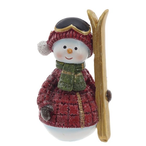 Фигурка декоративная &quot;Снеговик&quot;,  L5 W5 H11 см, 2в.