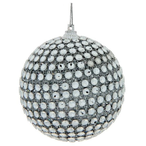 Набор из 3шт Украшение новогоднее "Шар", D 8 см, L9 W9 H9 см