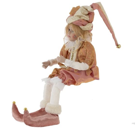 Игрушка набивная &quot;Клоун&quot; (музыкальный) , сидячий, L16 W29 H23 см