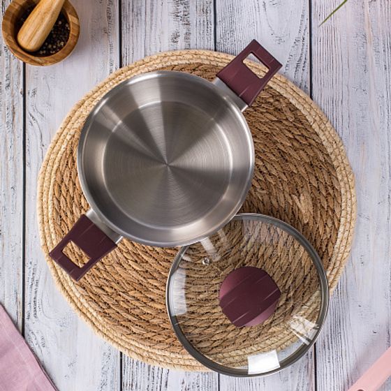 Кастрюля с крышкой AUGUSTA SPECIALE 18х10.5см 2.4л