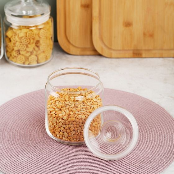 Банка для продуктов КЛУБ с крышкой 0.75л