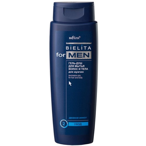 Шампунь для волос BIELITA for men, для всех типов волос, 250 мл