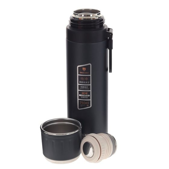 Термос, 750 мл, L8 W8 H29 см, дизайн микс