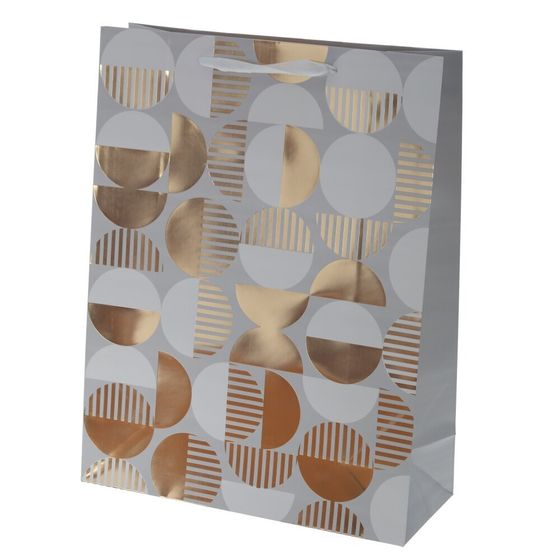 Пакет подарочный (бумага 210г/м2, блок микс 12шт), L30 W12 H39 см, 4в.