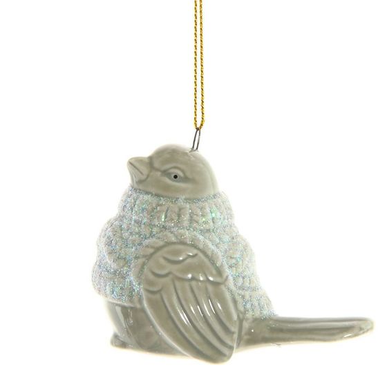 Украшение новогоднее &quot;Птичка&quot;, L8 W4,5 H6 см, 4в.