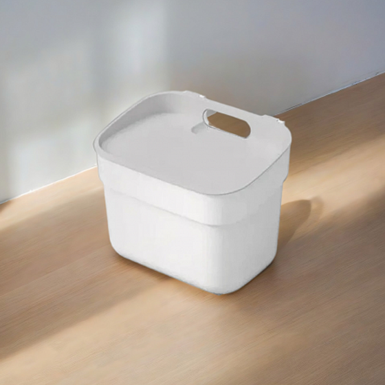 Контейнер для мусора READY TO COLLECT белый/светло-серый 5л