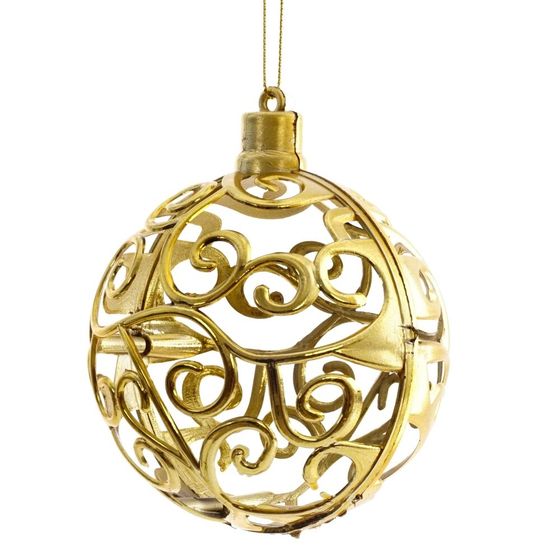 Украшение новогоднее "Шар", D 10 см, L10 W10 H12 см
