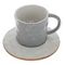 Кружка с блюдцем, 250 мл, L14 W14 H9 см, дизайн микс