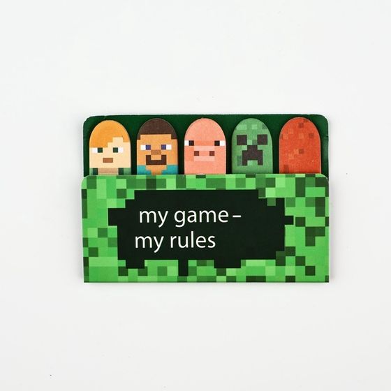 Набор стикеров-закладок &quot;My game, my rules&quot;, 5 шт, 20 л