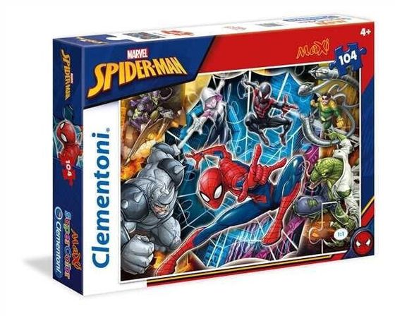 Clementoni Puzzle, 104 elementy Maxi - Spiderman (GXP-633685)