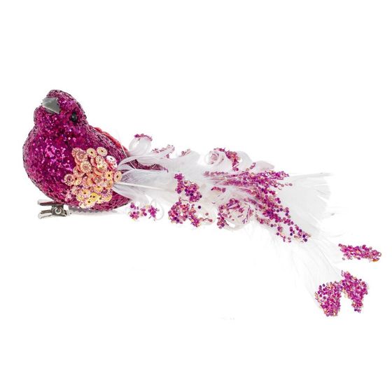 Изделие декоративное &quot;Птичка&quot;, L14 W4 H5 см, 2в.