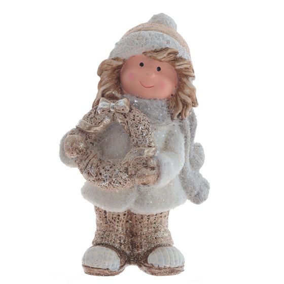 Фигурка декоративная &quot;Мальчик/Девочка&quot;, L8 W6 H14,5 см, 2в.