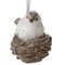 Украшение новогоднее "Птичка в гнезде", L7 W9 H9 см
