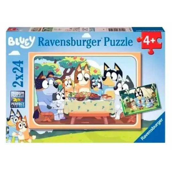 RAVENSBURGER Голубой пазл 2x24 шт.