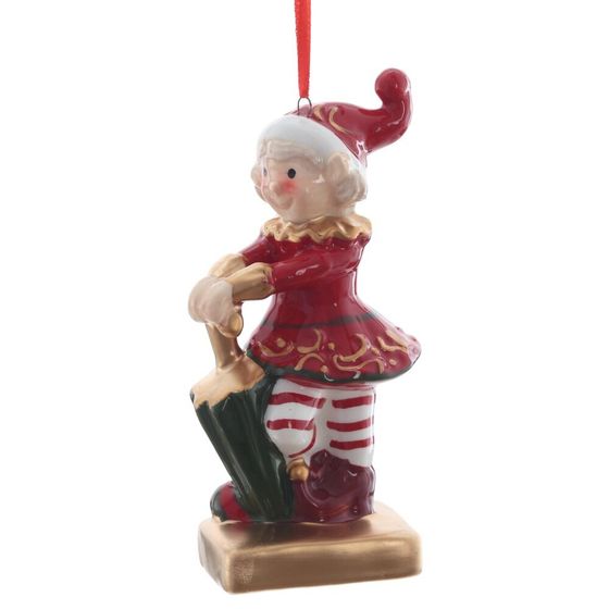 Изделие декоративное подвесное &quot;Мальчик/Девочка&quot;, L8 W5 H13 см, 2в.