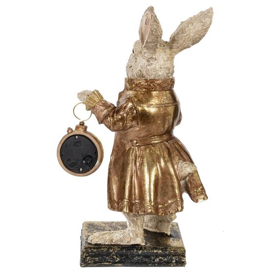 Фигурка декоративная &quot;Кролик&quot; с часами (LR44x1), L17 W15 H30 см
