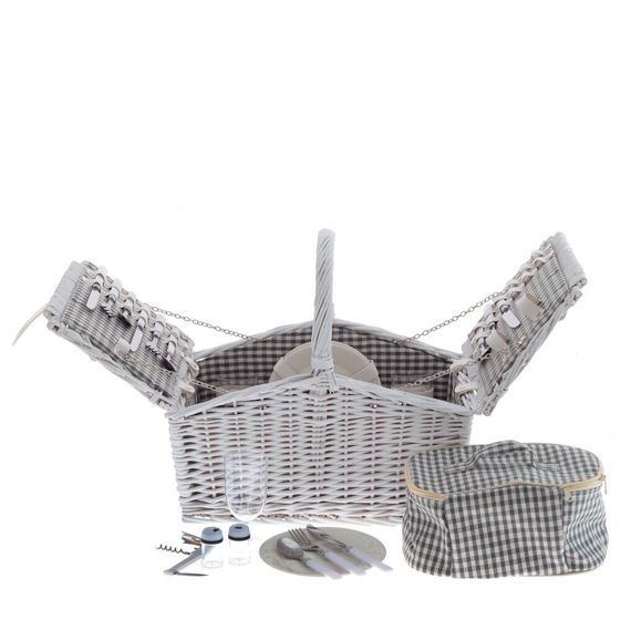 Корзина для пикника на 4 персоны, L45,5 W30,5 H41 см