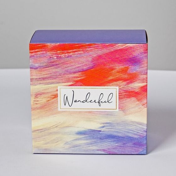 !09 Коробка складная (набор 2 штуки) Wonderful, 14 × 14 × 8 см.