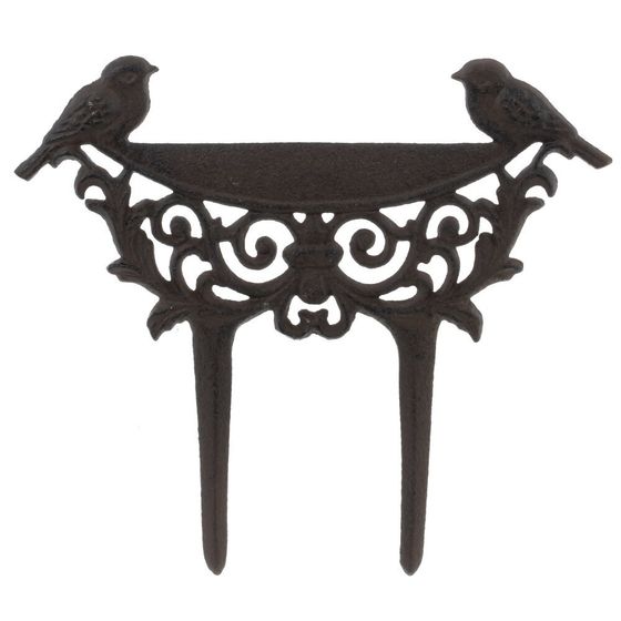 Подставка-скребок для чистки обуви &quot;Птицы&quot;, L28,5 W1,5 H25,5 см
