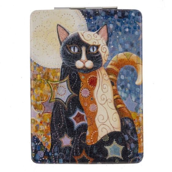 Зеркало карманное, Д6 Ш8,5 В1 см, 4в.