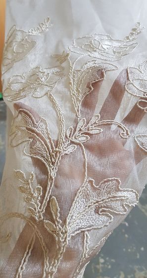 !Штора-тюль "Юстина", белый, 300*180 см