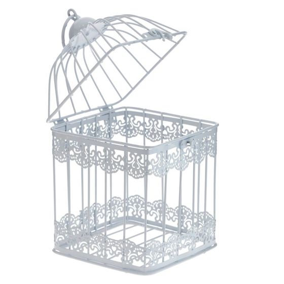 Клетка декоративная, L14 W14 H24,5 см