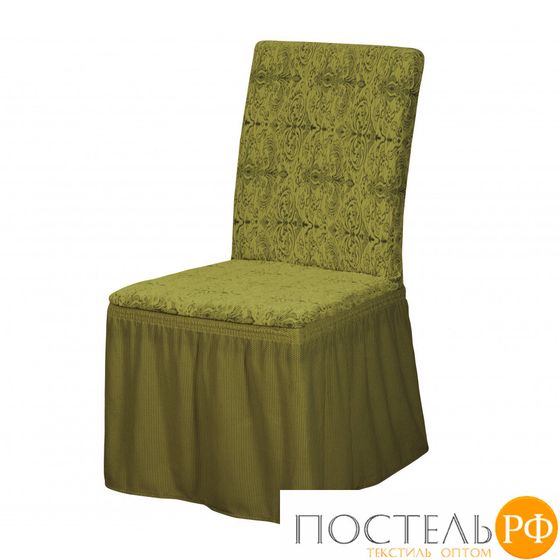 392/506.004 Комплект чехлов на стулья КПС-6, 6шт., Damask 04-Yesil