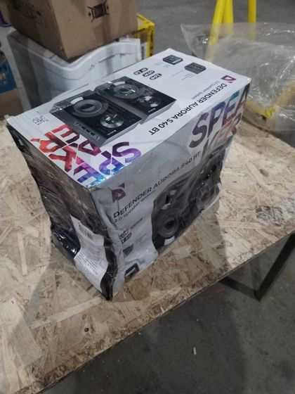 УЦЕНКА-Колонки 2.0 Defender Aurora S40 BT 40Вт черный -(не работает одна колонка, плохая упаковка)