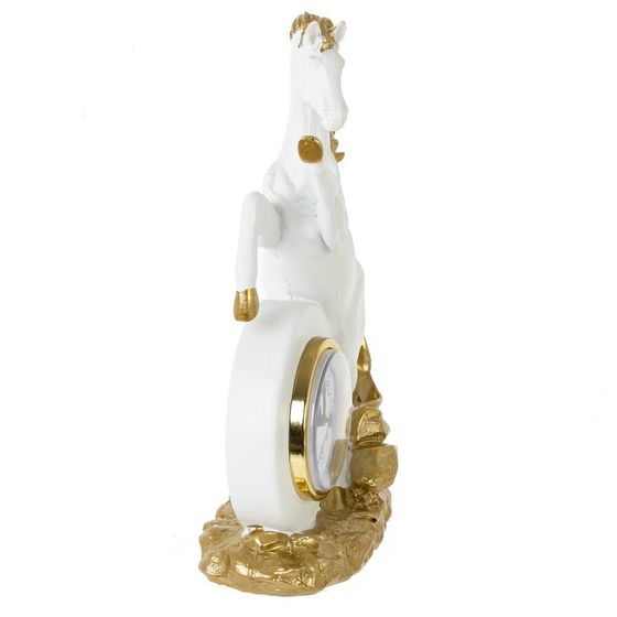 Фигурка декоративная &quot;Лошадь&quot; с часами (AAAx1 н/п), L16 W7,5 H23 см