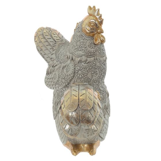 Фигурка декоративная &quot;Курица с петухом&quot;, L19 W11 H23 см