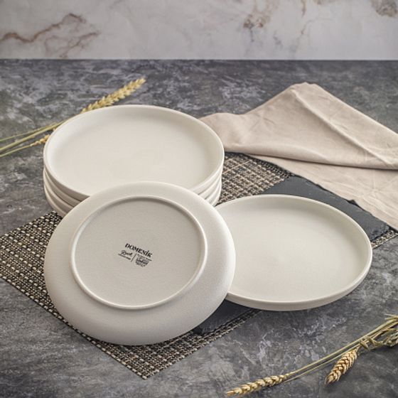 Тарелка десертная ROCK WHITE 21см