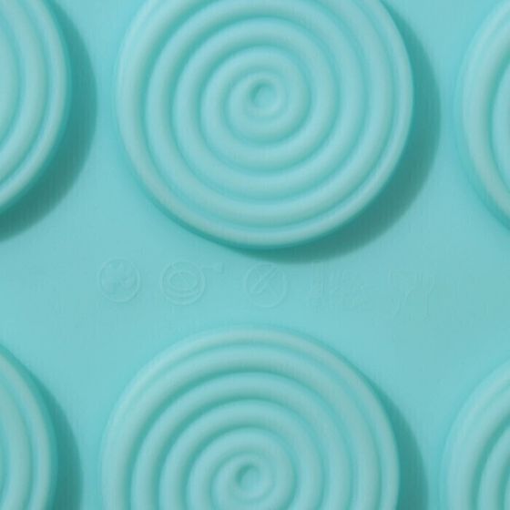 !09 Форма силиконовая для выпечки «Конфи», 15 ячеек, 29×17×1 см, цвет МИКС