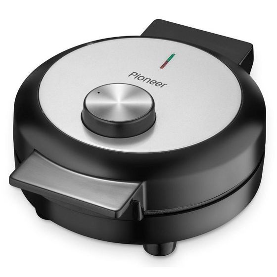 Вафельница Pioneer SM304D 1000Вт серебристый/черный