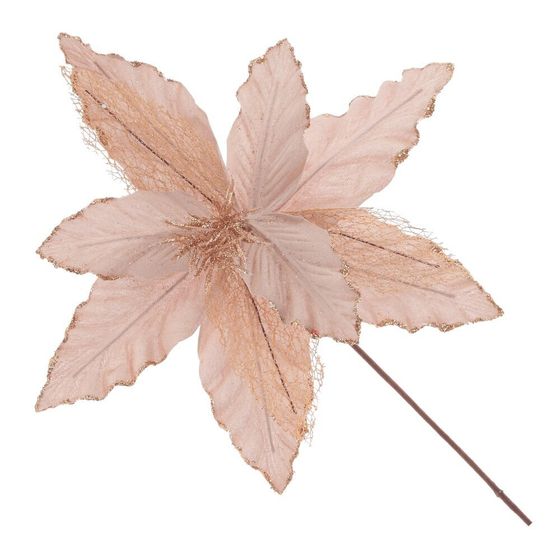 Цветок искусственный &quot;Пуансеттия&quot;, L31 W31 H38 см, 2в.