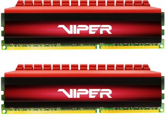 Память DDR4 2x8Gb 3200MHz Patriot PV416G320C6K Viper 4 RTL PC4-25600 CL16 288-pin 1.35В с радиатором Ret