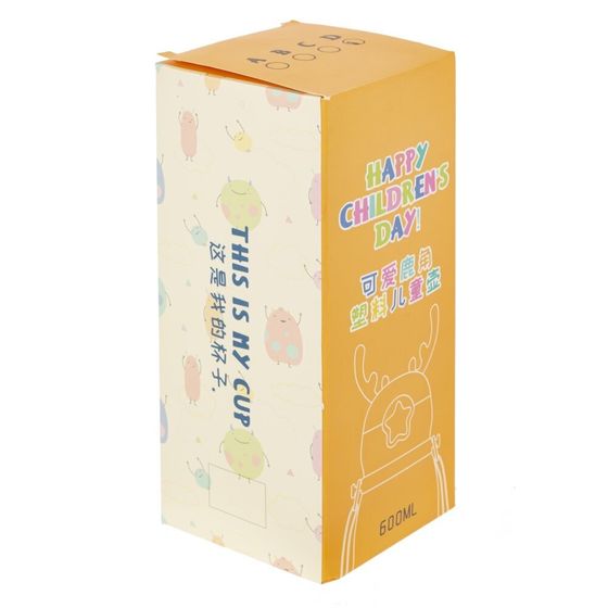 Бутылка, 600 мл, L8,5 W8,5 H21 см, дизайн микс