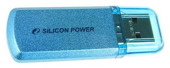 Флеш диск 64Gb Silicon Power 64Gb Helios 101 SP064GBUF2101V1B USB2.0 синий