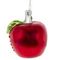 Украшение новогоднее "Яблоко", L7 W6 H10 см