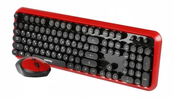 Клавиатура+мышь Smartbuy 620382AG-RK беспроводной черный/красный  (SBC-620382AG-RK)