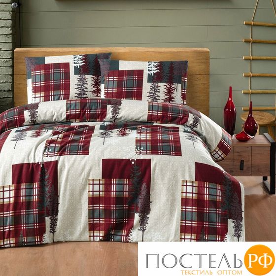 11991 КПБ DO&amp;CO FLANNEL 200*220 (50*70/2) WINTER бежевый