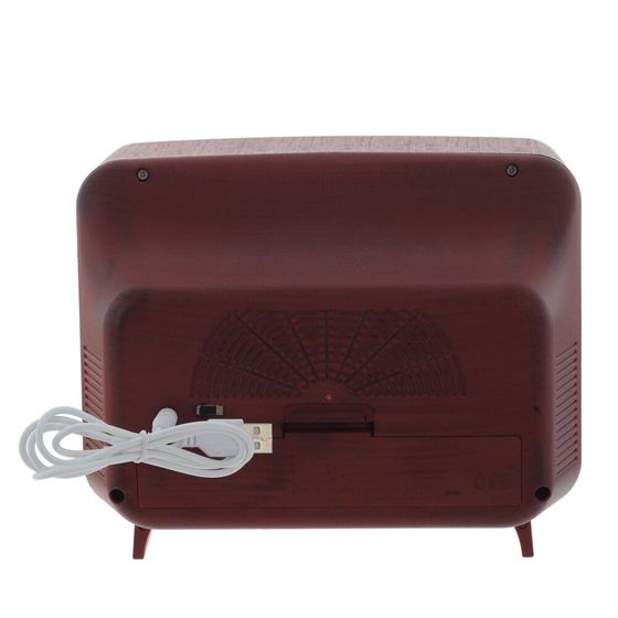 Изделие декоративное &quot;Телевизор&quot; (подсвет,вьюга,музыка, LR14х3 н/п +USB 100 см), L21 W12 H17 см