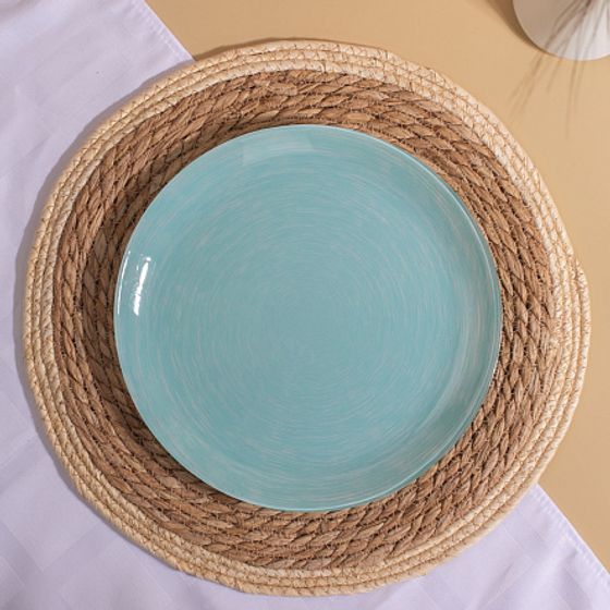 Тарелка обеденная БРАШМАНИЯ ТЮРКУАЗ 26см