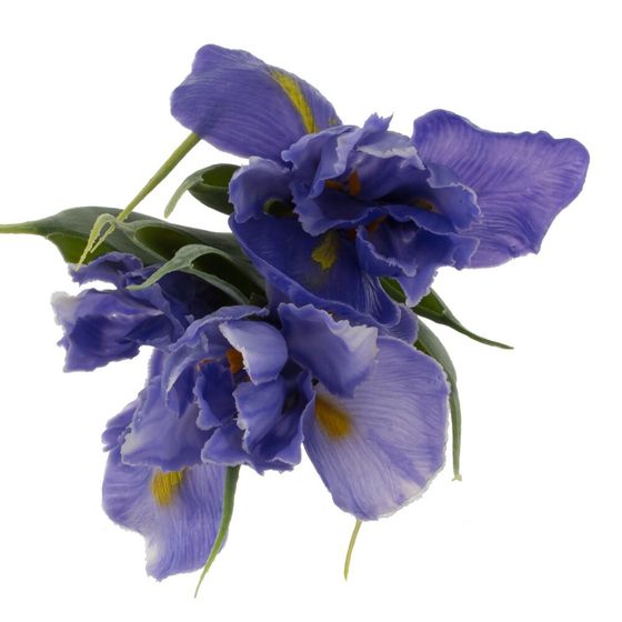 Цветы искусственные "Букет Ирисов, L13 W8 H39 см
