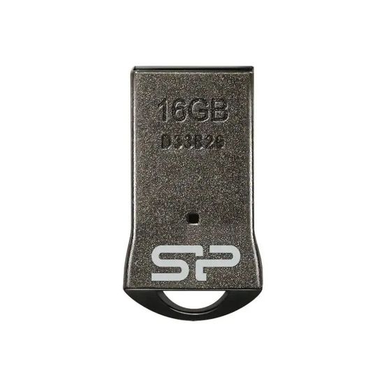 Флеш диск 16Gb Silicon Power Touch T01 SP016GBUF2T01V1K USB2.0 черный/серебристый